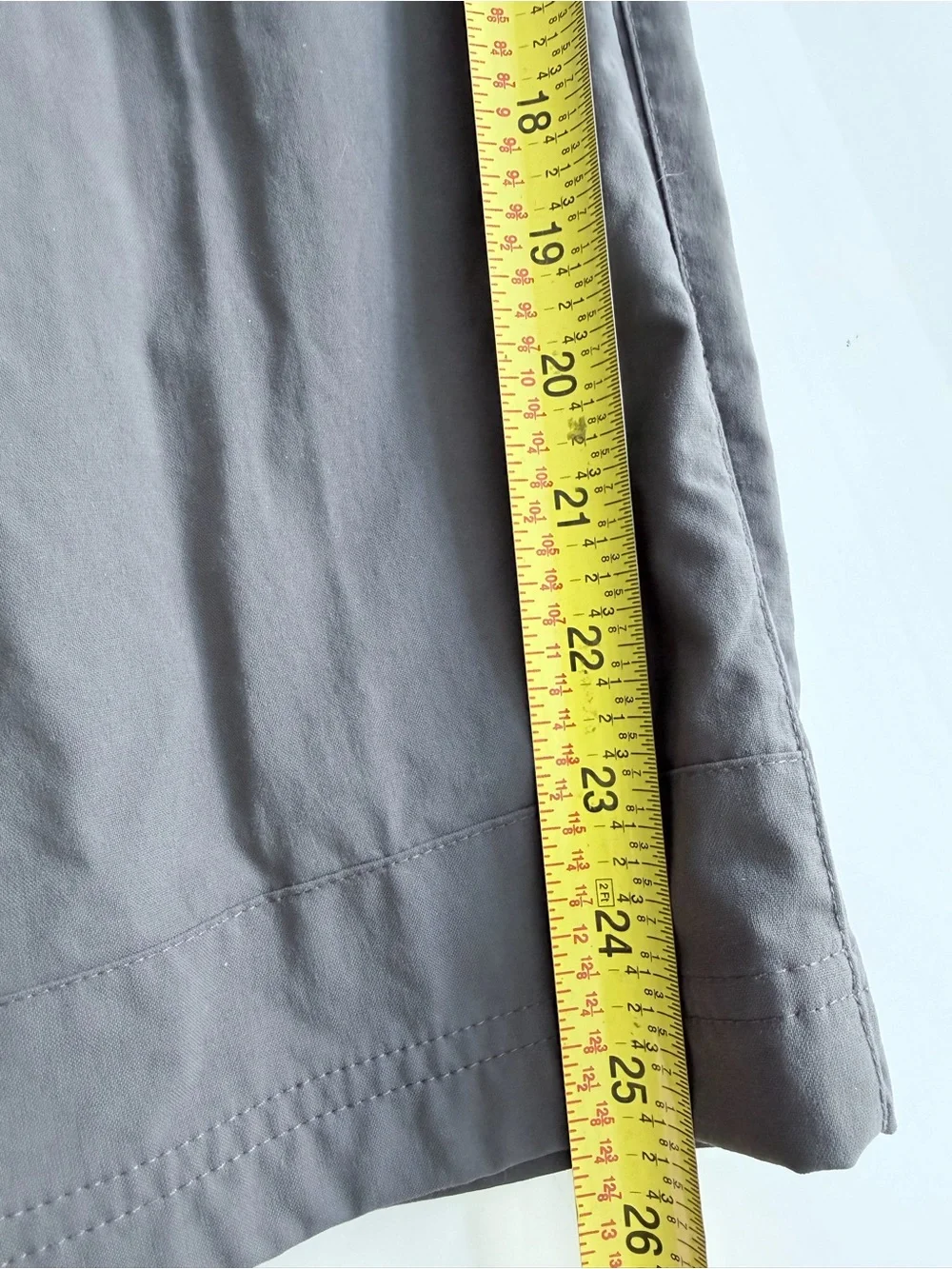 REI Boys Convertible Pants M 10-12 Asphalt Grey adjustable waist